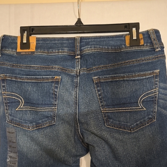 American Eagle Outfitters Women's Blue Jeans Size 12 NWT - Picture 7 of 10
